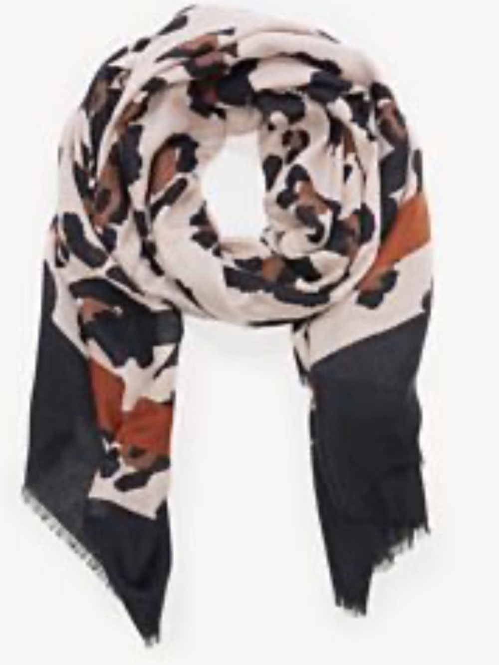 Sole Society Leopard Print Scarf - Picture 3 of 3